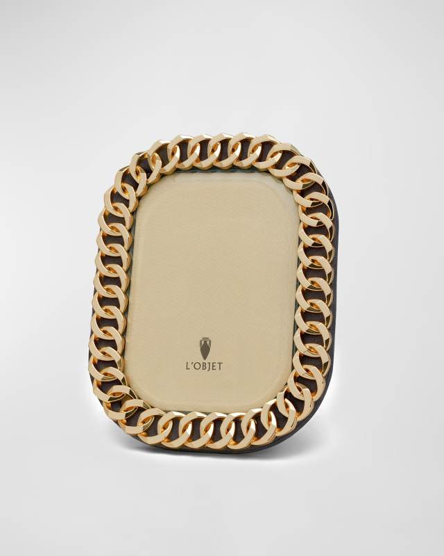 Cuban Link Picture Frame, 8" x 10"